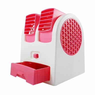 Jual Tokoka dounik Home Double Blower AC Mini Fan - Pink Online – Harga & Kualitas Terjamin | Blibli.com