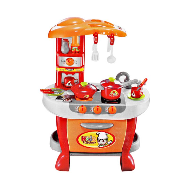 Jual Tomindo Kitchen Little Chef Red Set Mainan Anak ...