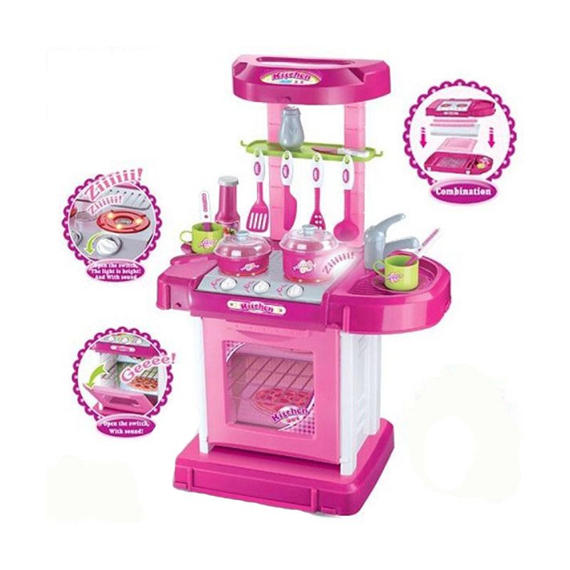 Jual Tomindo Kitchen Koper Pink Mainan Anak Online - Harga 