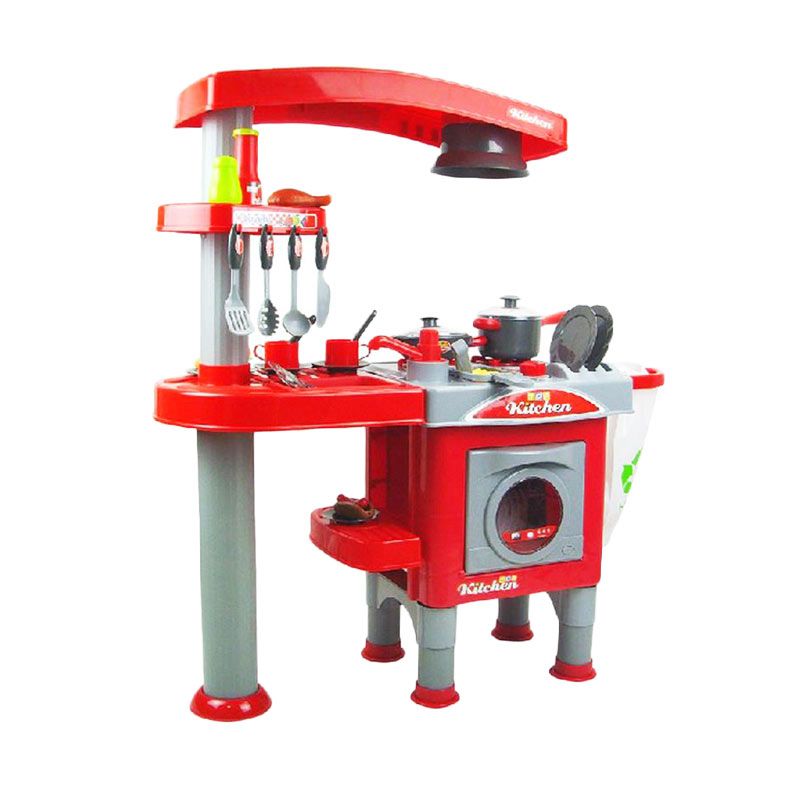 Jual Tomindo Kitchen Jumbo Red Set Mainan Anak Online