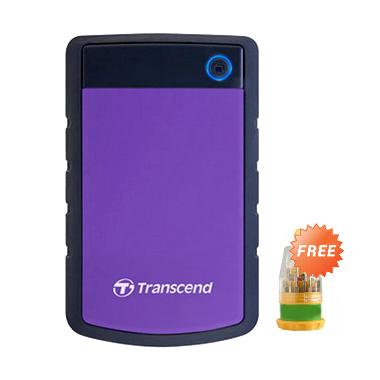 Transcend Antishock 25H3 Ungu Hardd ... Set serbaguna All In One