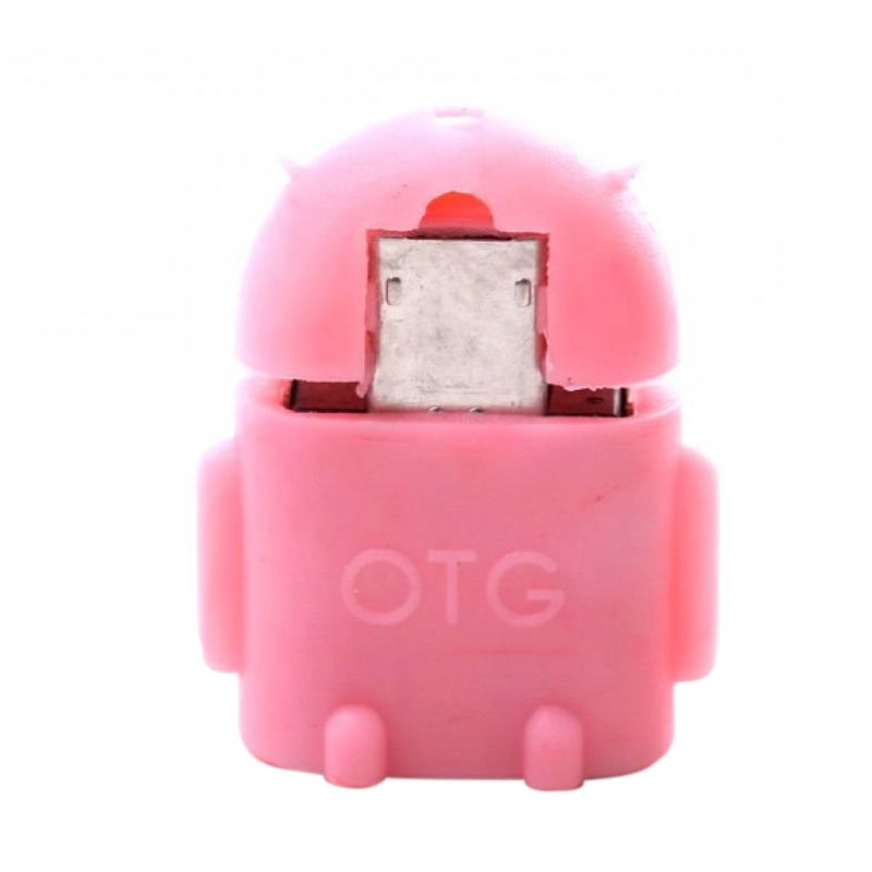 OTG Android Merah Muda USB Adapter ...