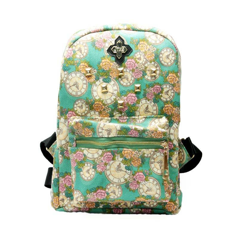 Troos Bag Korea Style Flowery Clock ...