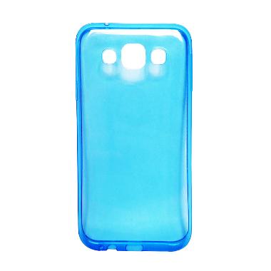 Ultra Thin Transparant Softcase Casing for Lenovo A6000 - Biru