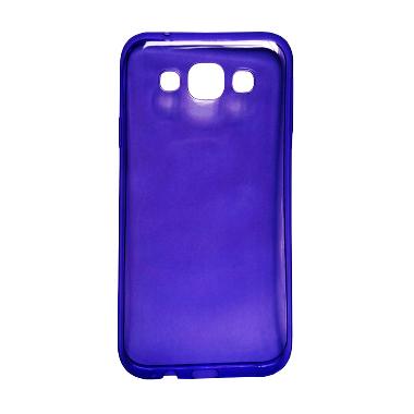 Ultra Thin Transparant Softcase Casing for Lenovo A6000 - Ungu