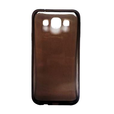 Ultra Thin Transparant Softcase Casing for Lenovo P70 - Hitam