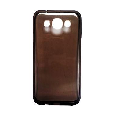 Ultra Thin Transparant Softcase Casing for Lumia 640XL - Hitam