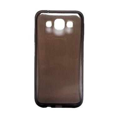 Ultra Thin Transparant Softcase Casing for Oppo Mirror 3 R3001 - Hitam
