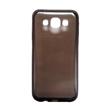Ultra Thin Transparant Softcase Casing for Oppo Neo 7 - Hitam