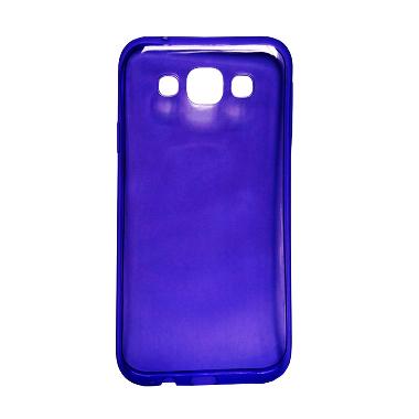 Ultra Thin Transparant Softcase Casing for Oppo R7 Lite - Ungu