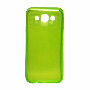 Ultra Thin Transparant Softcase Casing for Xiaomi Mi4i or Mi4c - Hijau