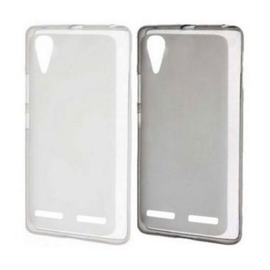 Ultrathin Clear Softcase Casing for Lenovo A6000 Plus - Hitam