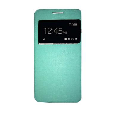 Ume Vivo Y51 Flip Cover / Flipshell / Leather Case / Sarung Handphone / Sarung HP Vivo Y51 / View - Green