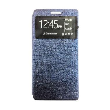 Ume Enigma Navy Flip Cover Casing for Oppo Joy 3 A11T