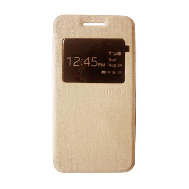 Ume Enigma Krem Flip Cover Casing for Oppo Joy 3 A11T