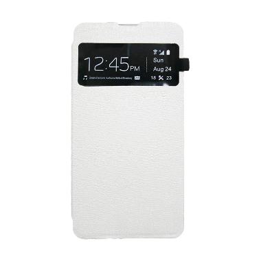 Ume Enigma Putih Flip Cover Casing for VIVO Y35