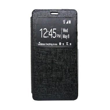 Ume Enigma Flip Cover Casing for Samsung Galaxy Alpha - Hitam