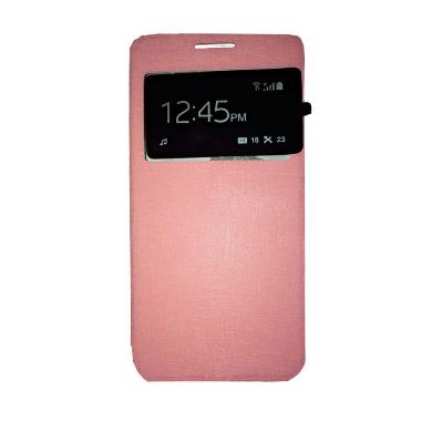Ume Flip Cover Casing for Huawei As ... g Handphone / View - Pink