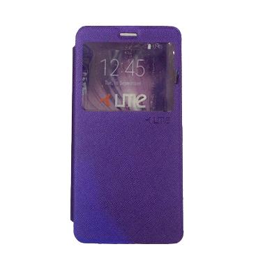 UME ZTE A711 Flip Cover / Flipshell ... g Handphone / View - Ungu