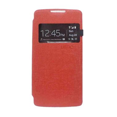 UME USA Flip Cover Casing for Lenovo P70 - Merah UME USA Flip Cover Casing for Lenovo P70 - Merah