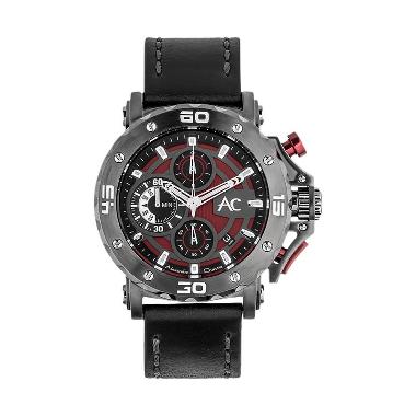 Alexandre Christie Jam Tangan Pria [AC 9205 MC] Black Red