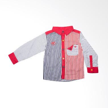 Unico Lengan Panjang Stripes Navy ...