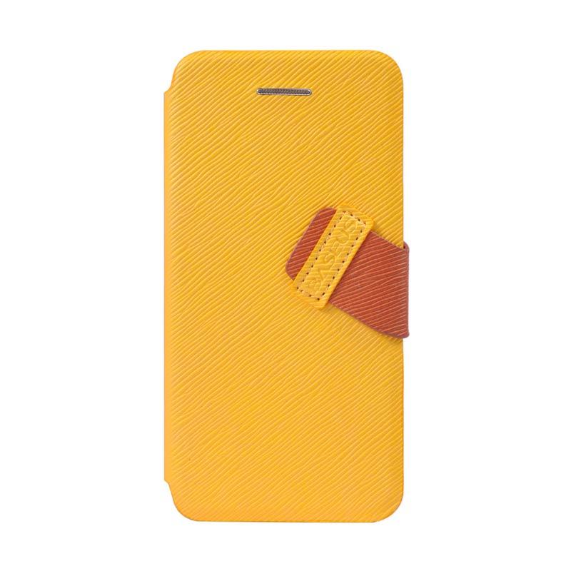 Jual Baseus Faith Leather Case For iPhone 5C Yellow Online 