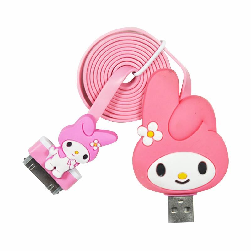 Jual Cartoon Kabel Data USB Color Charger Adapter for 