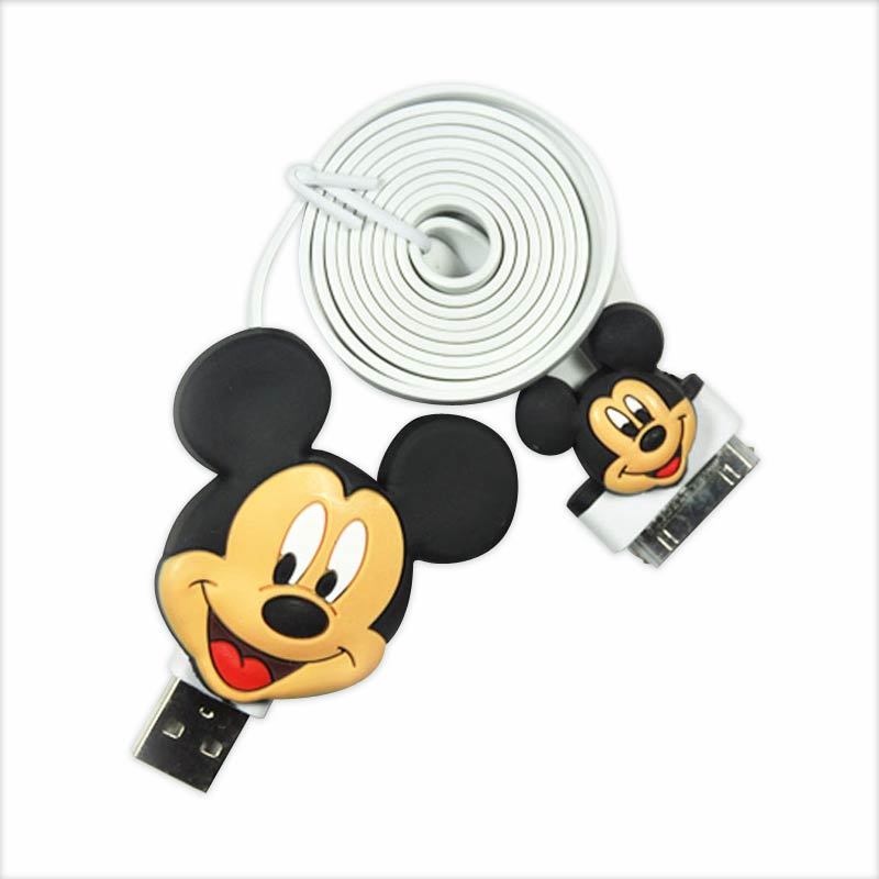 Jual Cartoon Kabel Data USB Color Charger Adapter for 