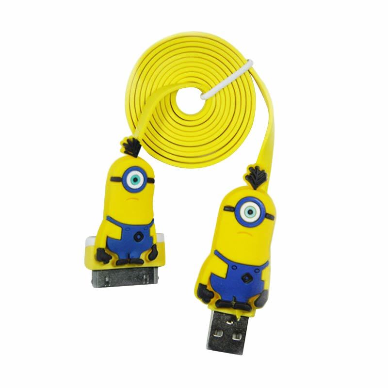 Jual Cartoon Kabel Data USB Color Charger Adapter for 