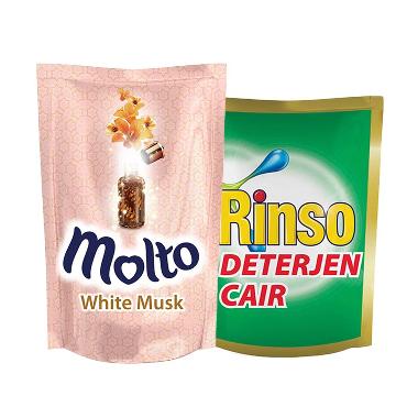 Jual Paket Hemat Cuci Baju 03 - Rinso Anti Noda Cair [800