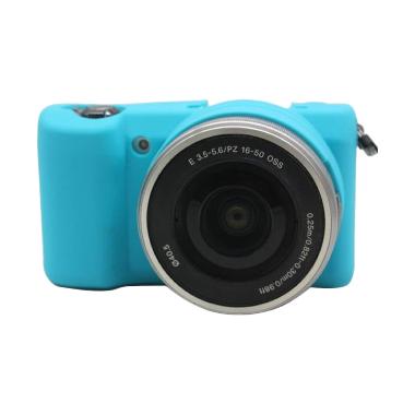 Silicone Case For Sony Alpha Mirrorless A5000 or A5100 - Biru