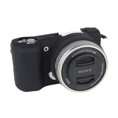 Silicone Case For Sony Alpha Mirrorless A5000 or A5100 - Hitam