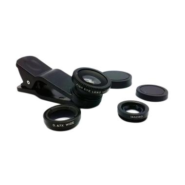 Universal 3in1 Clip Lens - Hitam