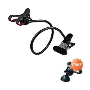jual universal holder cakar ganda lazypod hitam free car suction with phone clip jual universal holder cakar ganda lazypod hitam free car suction with phone clip