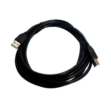Universal High Quality USB Kabel Printer – Hitam [3 M]