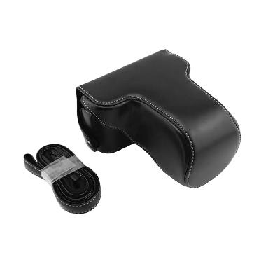 Universal Leather Case for Fujifilm X-M1 or X-A2 - Hitam
