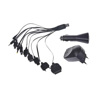 Universal Multi Function USB 10in1 ... ar Charger for Smartphone