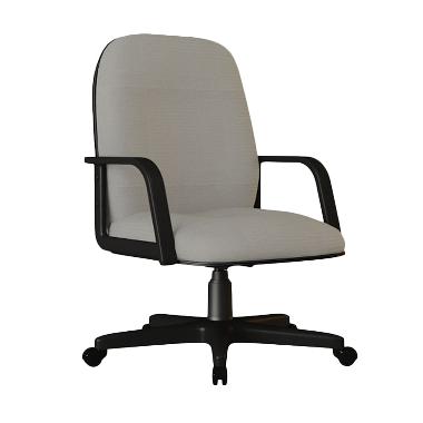 Verona Chair KS-251-HK Type Standard Kain Kursi Kantor - Abu-abu