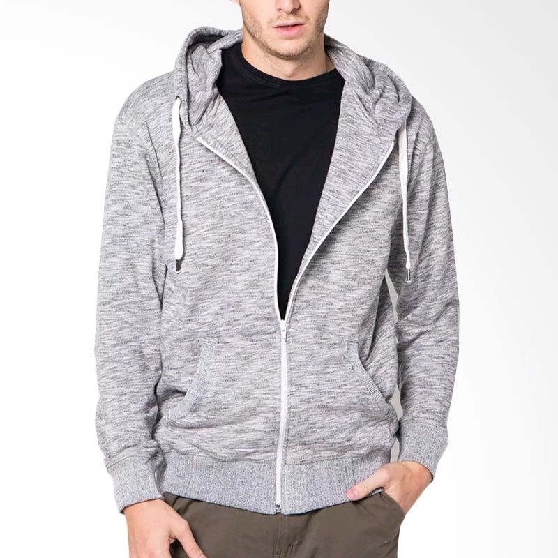 Jual VM Hoodie Sweater Soft Grey Jaket  Online Harga 