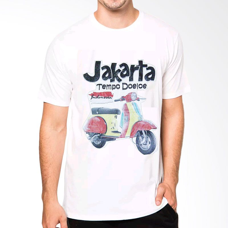 VM O Neck Simple Jakarta CT18 Putih ...