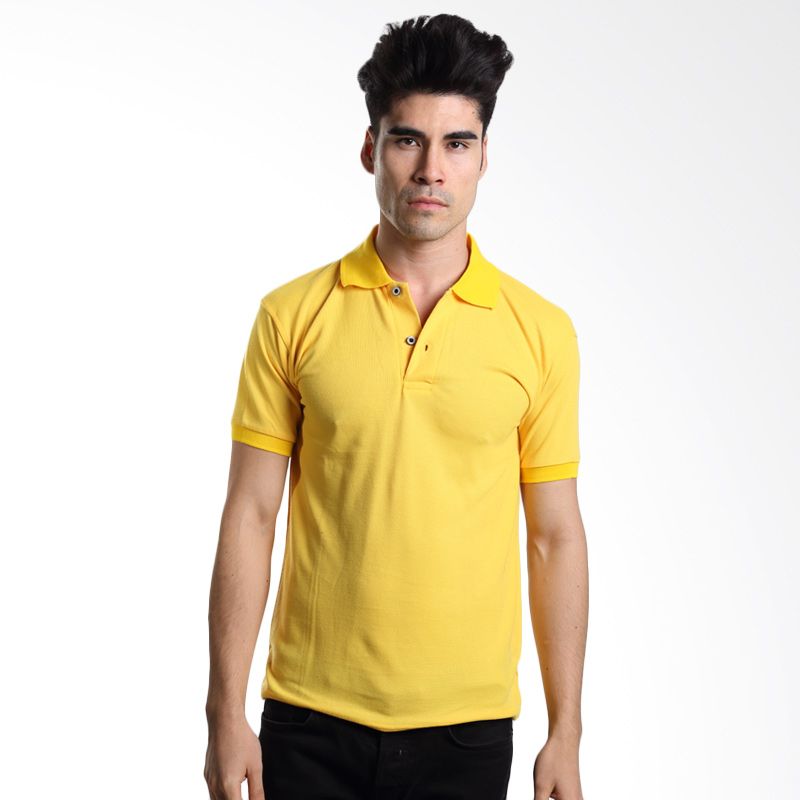 VM Polos Kuning Kaos Polo Pria ...
