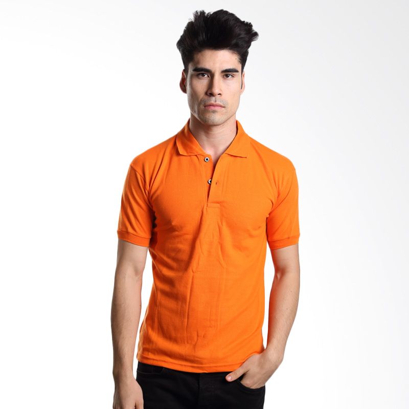 VM Polos Orange Kaos Polo Pria ...