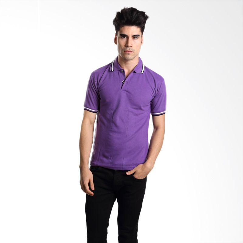 VM Polos Ungu Kaos Polo Pria ...