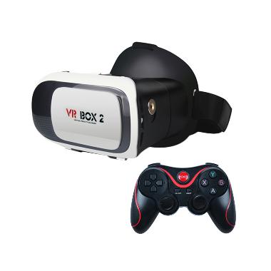 VR Box 2 Glasses Headset Google Car ... ing T3 Android Gaming Pad