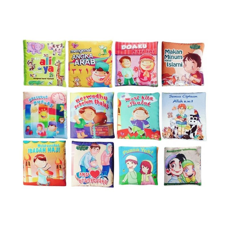 Buku Kainku Paket Seri Anak Muslim Mainan Anak [12 Pcs]                                                                         