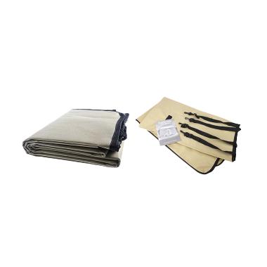 Waterproof Pet Zoom Loungee Auto Pet Seat Cover - Coklat