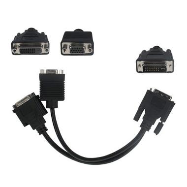 WEBSONG DVI 24+5 to VGA + DVI 24+1 Kabel