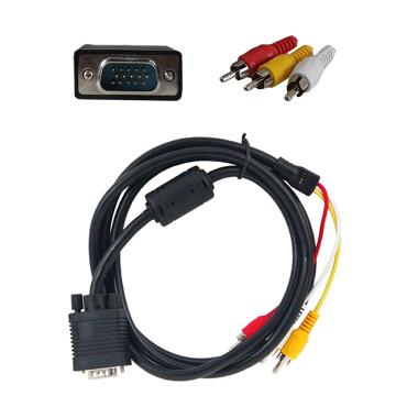 WEBSONG Kabel VGA to 3RCA