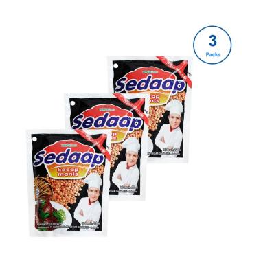 Sedaap Kecap Manis Pouch [225 ml x 3 pcs]